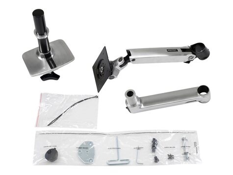 Ergotron LX Desk Monitor Arm - 1 Monitor - max 34 inch - Polished Aluminum