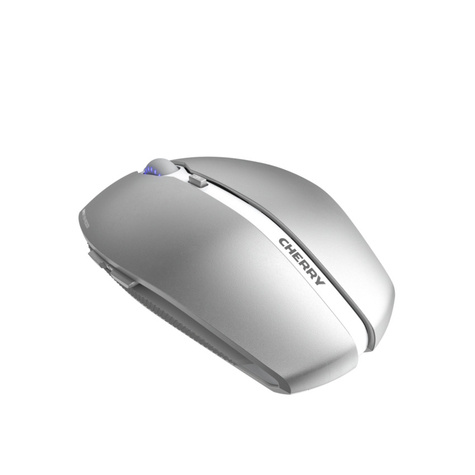 Cherry GENTIX BT - Mouse - Wireless - Frosted Silver