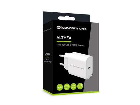 CONCEPTRONIC 1-Port 25W PPS USB-C PD Charger