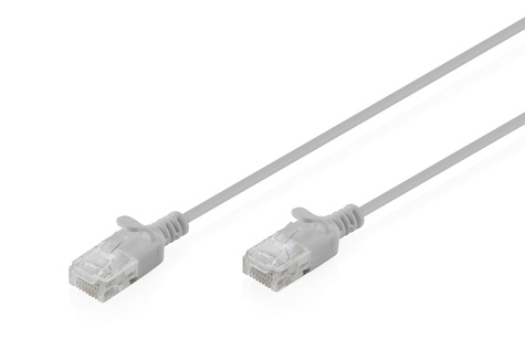 DIGITUS DIGITUS Patchkabel CAT 6 U-UTP Slim 3m Grijs