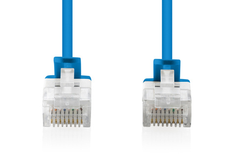 DIGITUS Patchkabel CAT 6 U-UTP Slim 0,5m Blauw