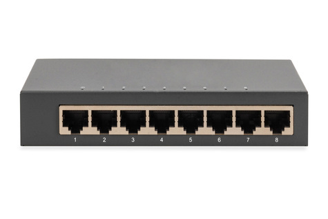 DIGITUS Switch 8-Port Gigabit Desktop, Unmanaged