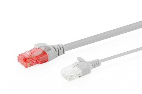 DIGITUS Patchkabel CAT 6 U-UTP Slim 3m Grijs