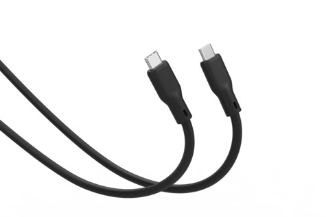 DIGITUS USB 4.0 aansluitkabel type C-C siliconen St/St 0,5 zwart