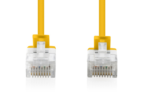 DIGITUS Patchkabel CAT 6 U-UTP Slim 1,5m Geel