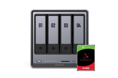 Ugreen ***BUNDEL*** DXP4800 Plus 4Bay 16TB NAS met 4x 4TB Seagate IW