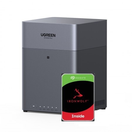 Ugreen Ugreen ***BUNDEL*** DH4300 Plus 4Bay 16TB NAS met 2x 4TB Seagate IW