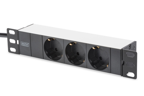 DIGITUS 10 inch netwerkset, incl. 12HE wandbehuizing, grijs en diverse componenten