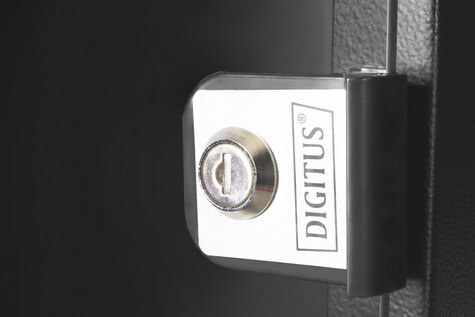 DIGITUS 10" 12U wandbehuizing, SOHO Pro 595 x 315 x 300 mm, ongemonteerd, zwart