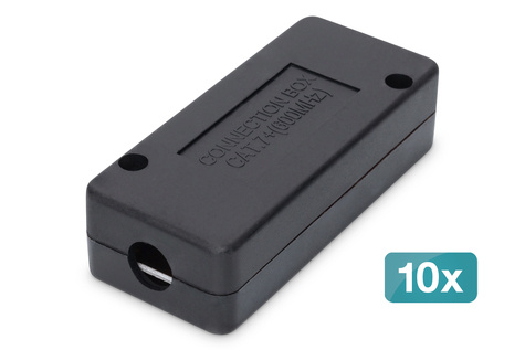 DIGITUS CAT 7 aansluitdoos, 600 MHz, LSA strip voor AWG 22-26, volledig afgeschermd, comp. uitvoering, 26x35x80mm