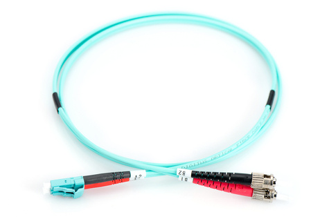 DIGITUS Glasvezel patchkabel, duplex, LC naar ST MM OM3 50/125 µ, 5 m