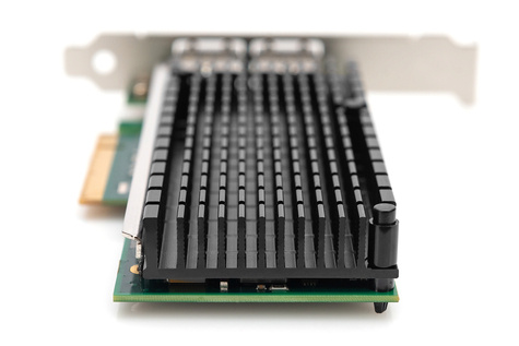 DIGITUS 10Gbps Dual Port Ethernet servernetwerkadapter PCIe X8, Intel X540 BT2