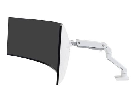Ergotron HX Series Desk Monitor Arm - Pivot - Max 19Kg - up to 49inch -  white