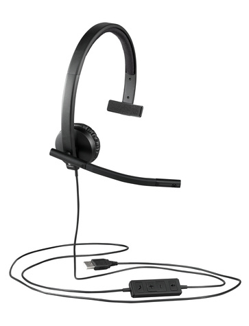 Logitech On-Ear Mono Headset H570e USB