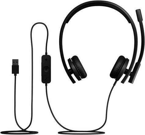 Logitech Stereo Headset H570e USB-A zwart (Teams Versie]
