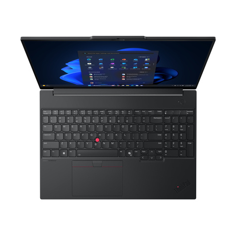 Lenovo ThinkPad E16 Gen 3 Intel Core Ultra 7 256V (LPE-cores up to 3.70GHz12MB) 16i WUXGA Non-Touch W11P64 EMEA WE 16GB 512GB SSD M.2 2242 PCIeGen4 TLC Opal