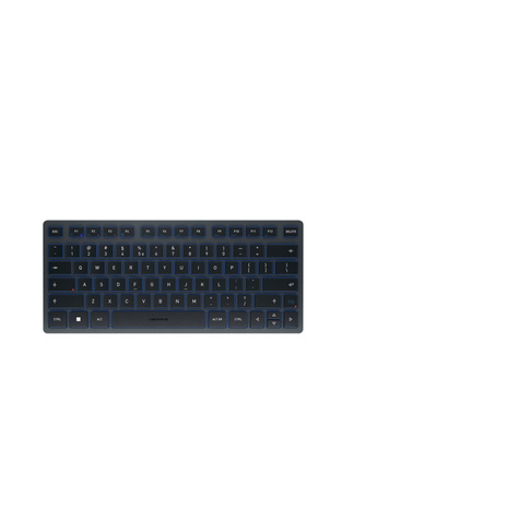 Cherry Cherry KW 7100 MINI BT - Keyboard - Wireless Bluetooth - Slate Blue