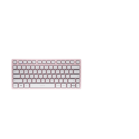 Cherry KW 7100 MINI BT - Keyboard - Wireless Bluetooth - Cherry Blossom