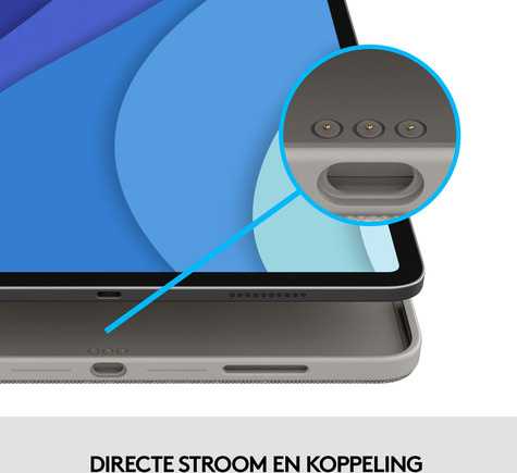 Logitech COMBO TOUCH - GREY - UK - INTNL