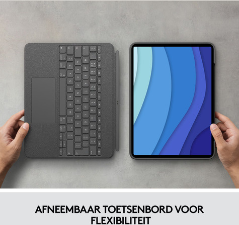 Logitech COMBO TOUCH - GREY - UK - INTNL