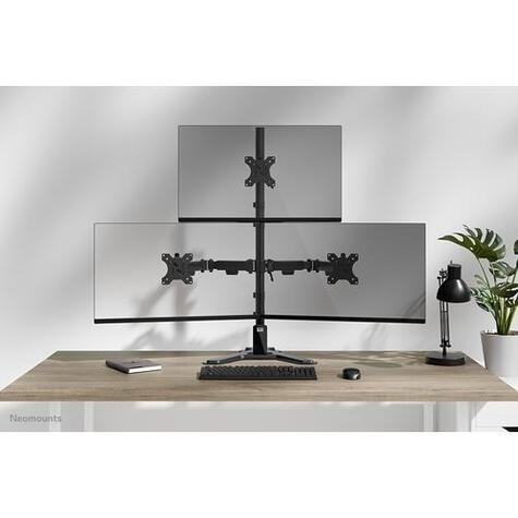 Neomounts Neomounts DS45-600BL2-1 Monitorstandaard voor drie schermen 10-32