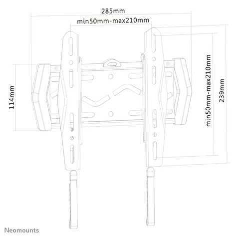 Neomounts Flat Screen Wall Mount (fixedultra thin)