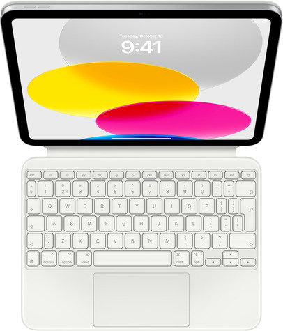 Apple Apple Magic Keyboard Folio - Toetsenbord en foliobehuizing - met trackpad - Apple Smart connector - QWERTY - Nederlands - voor iPad Wi-Fi (10de generatie)