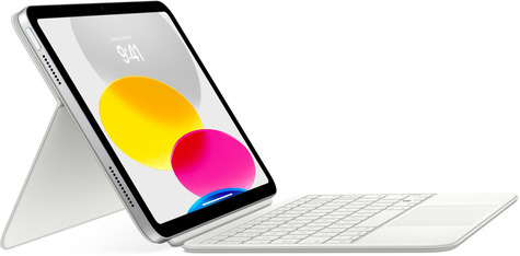 Apple Magic Keyboard Folio - Toetsenbord en foliobehuizing - met trackpad - Apple Smart connector - QWERTY - Nederlands - voor iPad Wi-Fi (10de generatie)
