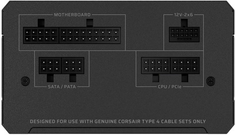 Corsair RMe Series RM650e Fully ModularCybenetics Gold ATX 3.1 Power Supply