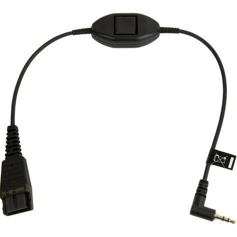 Jabra QD-2,5mm jack PTT (straight)