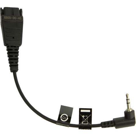 Jabra QD-2,5mm jack (straight)