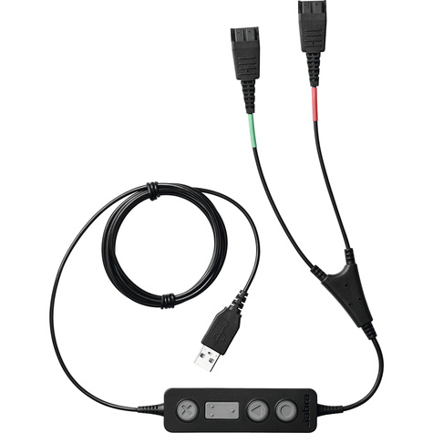 Jabra LINK 265, USB Y-training cable for corded QD headsets