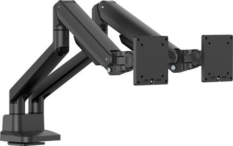 Iiyama Stylish flexible deskmount for dual monitor with mechanical spring formonitors up to 32i (12kg) Pivot Bearing head structure Smooth operation
