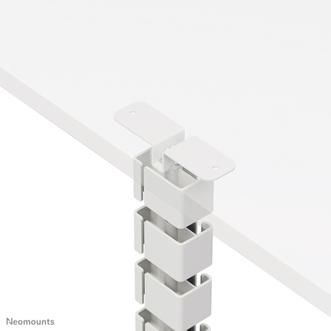 Neomounts Magnetic Cable Cover for sit/stand desk frames screw mounted magneticchannel white