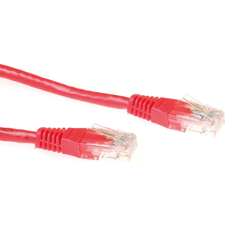 ACT UTP CAT6 patchcable red 0,5 m