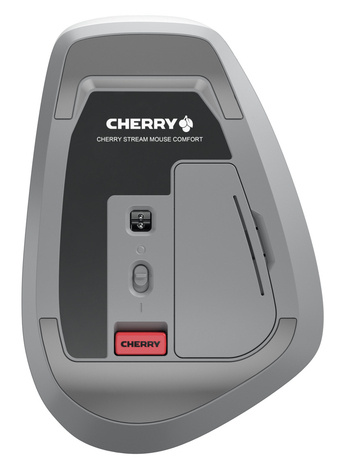 Cherry STREAM COMFORT - Mouse - Wireless - White