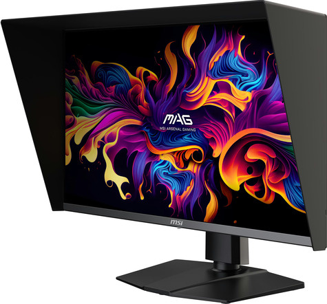 MSI MAG 272QP QD-OLED X50  26.5  QD-OLED Flat  2560x1440  500Hz  NA  Tilt/Height/Pivot/Swivel  3y Warranty