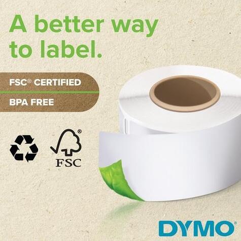 DYMO DYMO 1983173 printeretiket Wit Zelfklevend printerlabel
