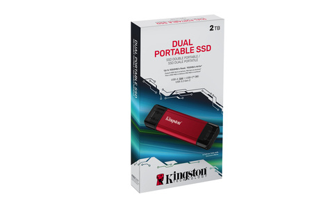 Kingston SSD Kingston Dual Portable SSD 2TB USB 3.2 ext