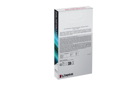 Kingston SSD Kingston Dual Portable SSD 2TB USB 3.2 ext