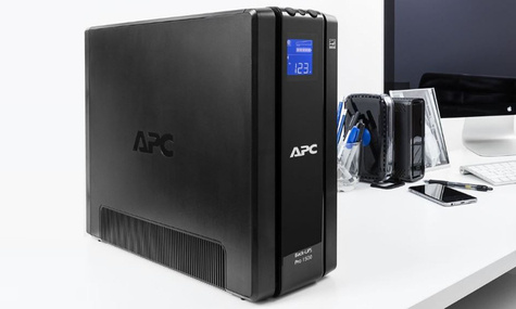APC Back-UPS PRO 1500VA noodstroomvoeding 6x stopcontact, USB, uitbreidbare runtime