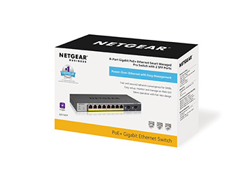 Netgear 8P GE POE SMART MANAGED PRO SWITCH
