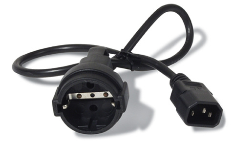 APC Netzkabel C14->CEE 7/7 Schu.ko 0,6m