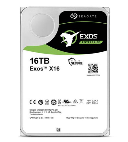 Seagate 16TB Exos X16 SATA HDD ST16000NM001G