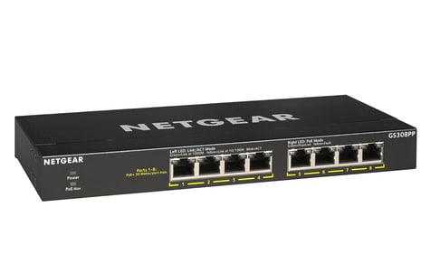 Netgear 8PT GE UNMANAGED SWCH W/POE/POE+