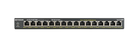 Netgear 16PT GE UNMANAGED SWCH HI-PWR POE+