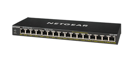 Netgear 16PT GE UNMANAGED SWCH HI-PWR POE+
