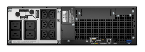 APC Smart-UPS On-Line 5000VA noodstroomvoeding 6x C13, 4x C19 uitgang, rackmountable, Embedded NMC