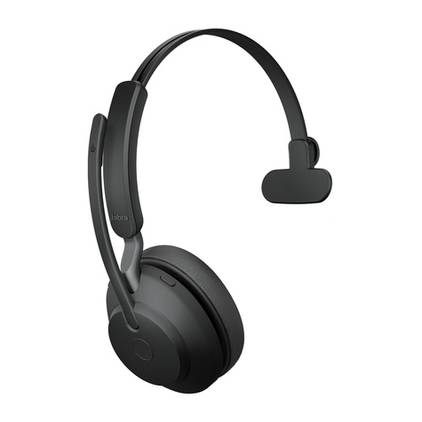 Jabra Evolve2 65 Link380a UC Mono Stand Black