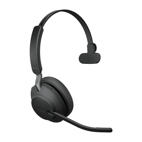 Jabra Evolve2 65 Link380a UC Mono Stand Black